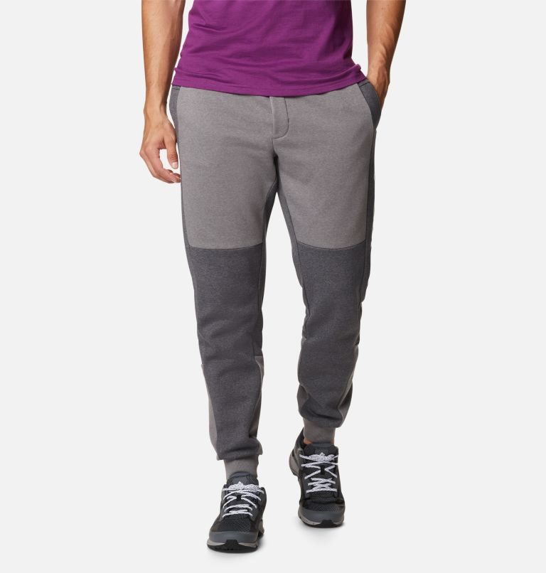 Pantaloni Jogger Columbia Lodge Colorblock Barbati Gri | KBZQ1S0A7