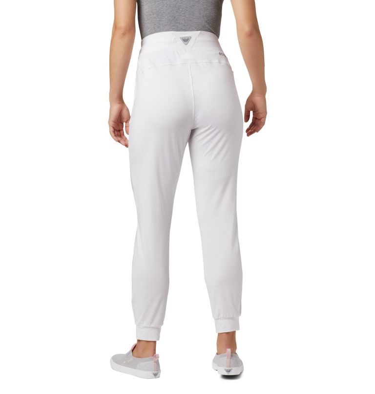 Pantaloni Jogger Columbia PFG Slack Apa Knit Dama Albi | WT9ZQAM70