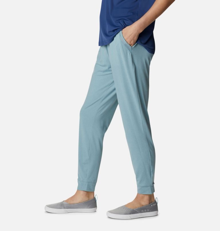 Pantaloni Jogger Columbia PFG Slack Apa Knit Dama Turcoaz | YZ1SQ0M9A