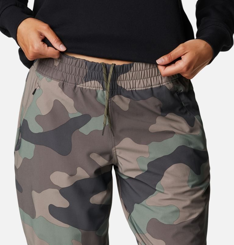 Pantaloni Jogger Columbia Pleasant Creek Warm Dama Camuflaj | HA9Q80Z17