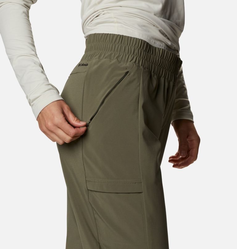 Pantaloni Jogger Columbia Pleasant Creek Dama Masline Verzi | OZSAQMZ91