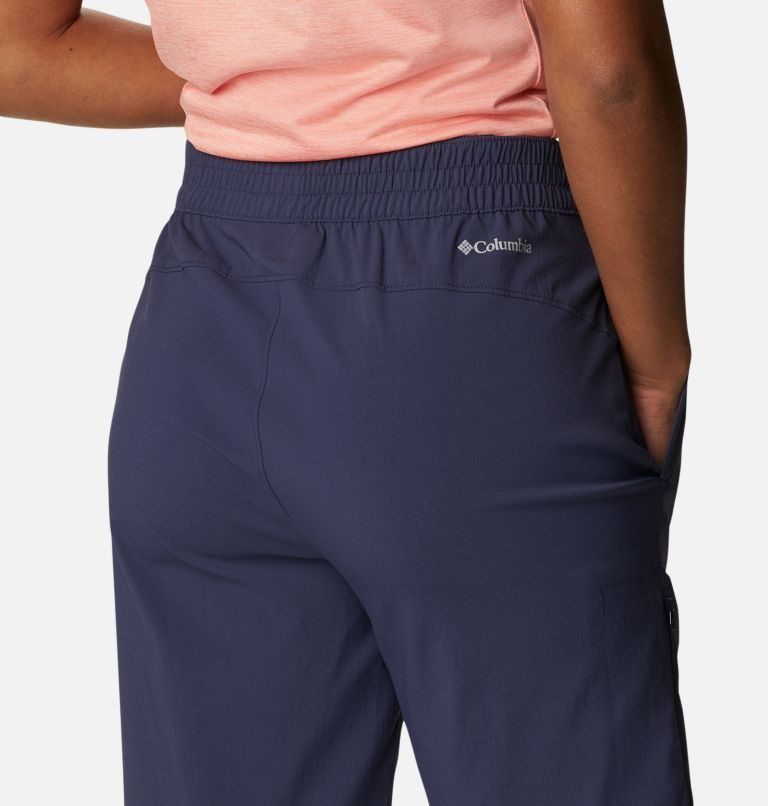 Pantaloni Scurti Columbia On The Go Long Dama Bleumarin | ZFA90SM17