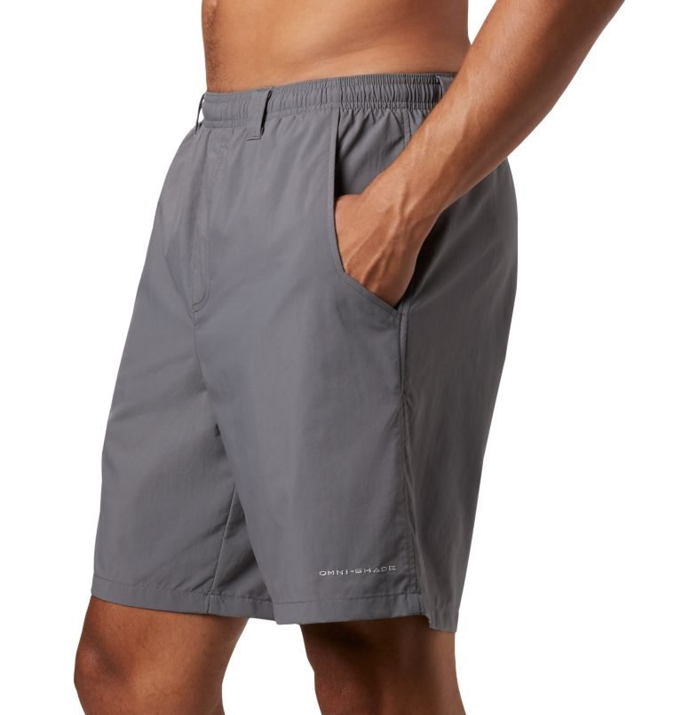 Pantaloni Scurti Columbia PFG Backcast III Apa Barbati Gri Inchis | JNA08Z91M