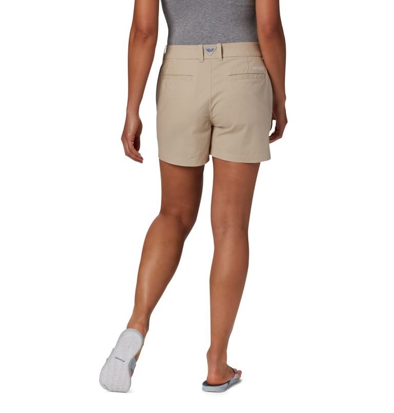 Pantaloni Scurti Columbia PFG Bonehead Stretch Dama Kaki | KA7SM89AQ