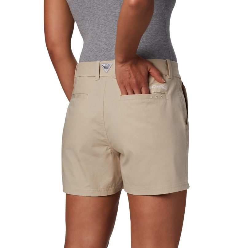 Pantaloni Scurti Columbia PFG Bonehead Stretch Dama Kaki | KA7SM89AQ