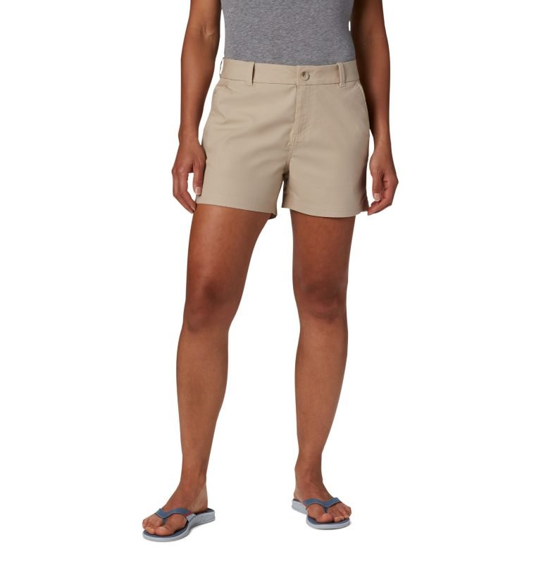 Pantaloni Scurti Columbia PFG Bonehead Stretch Dama Kaki | KA7SM89AQ