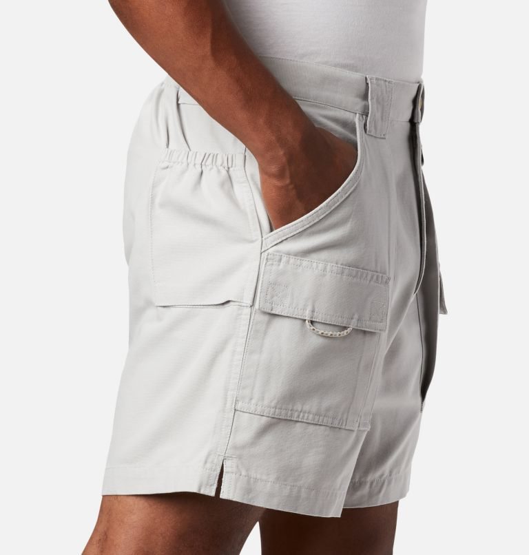 Pantaloni Scurti Columbia PFG Brewha II Barbati Gri Deschis | QVQ071AZM