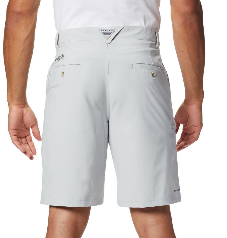 Pantaloni Scurti Columbia PFG Grander Marlin II Offshore Barbati Gri Deschis | UT9Z7QA10