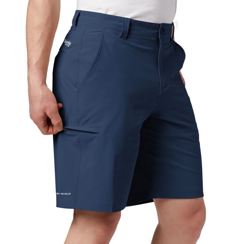 Pantaloni Scurti Columbia PFG Grander Marlin II Offshore Barbati Bleumarin | ZA7MZSQ8A