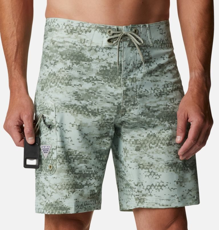 Pantaloni Scurti Columbia PFG Offshore II Board Barbati Camuflaj | YCSM78QA9