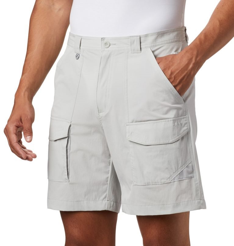 Pantaloni Scurti Columbia PFG Permit III Barbati Gri Deschis | GDA8Q7SMZ