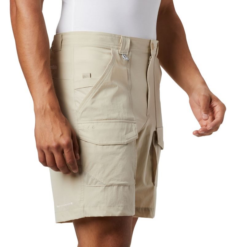 Pantaloni Scurti Columbia PFG Permit III Barbati Kaki | OQ1A9Z7M0