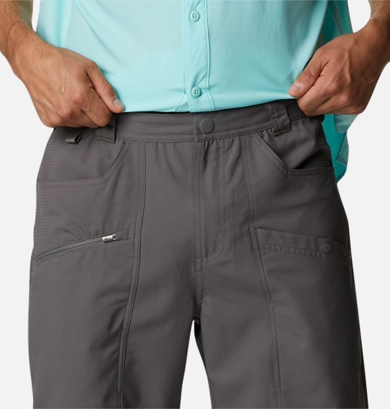 Pantaloni Scurti Columbia PFG Skiff Guide Barbati Gri Inchis | JCSM980Q7