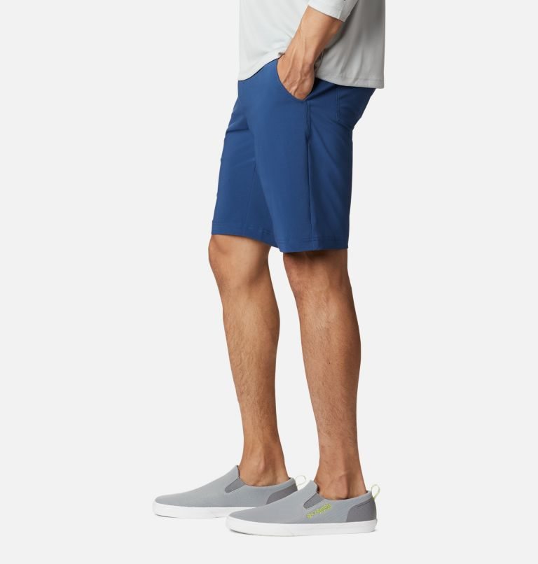 Pantaloni Scurti Columbia PFG Slack Tide Barbati Albastri | OWQZ0M87S