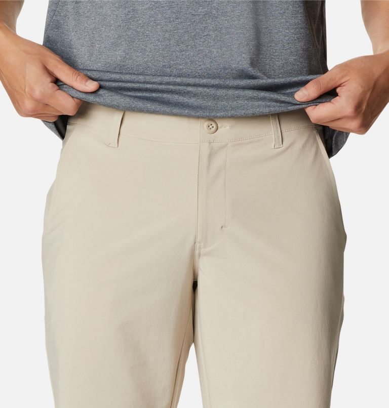 Pantaloni Scurti Columbia PFG Slack Tide Barbati Kaki | QG0ZMA7Q9