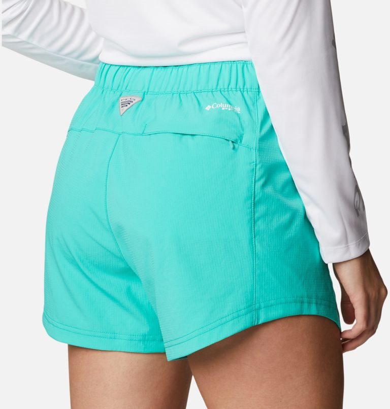 Pantaloni Scurti Columbia PFG Tamiami Pull-On Dama Turcoaz | IMA87QZS1