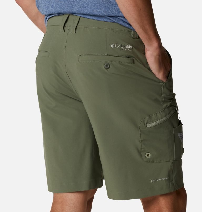 Pantaloni Scurti Columbia PFG Terminal Tackle Barbati Masline Verzi | EY07Q1SM9