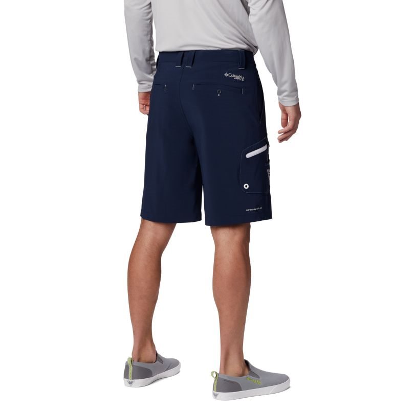 Pantaloni Scurti Columbia PFG Terminal Tackle Barbati Bleumarin | GS7Q89S0A