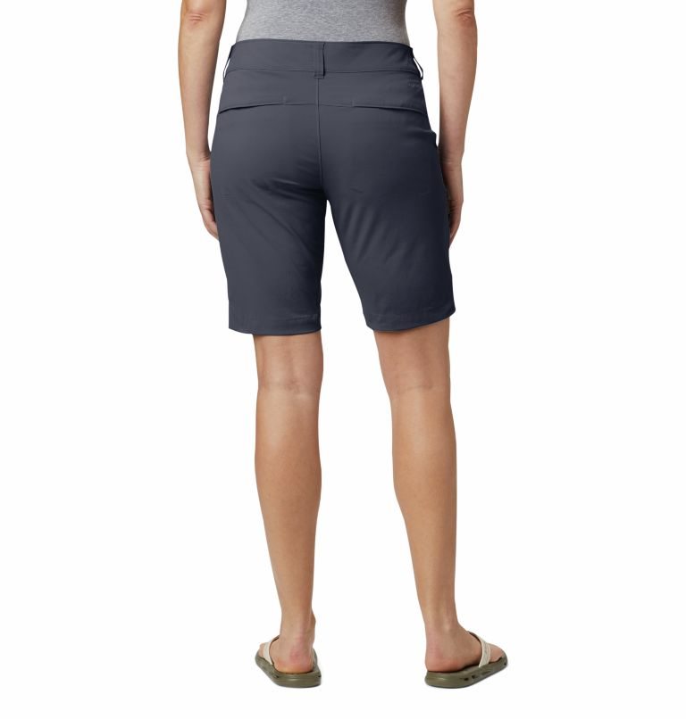 Pantaloni Scurti Columbia Saturday Trail Long Dama Bleumarin | FDZ7S9180