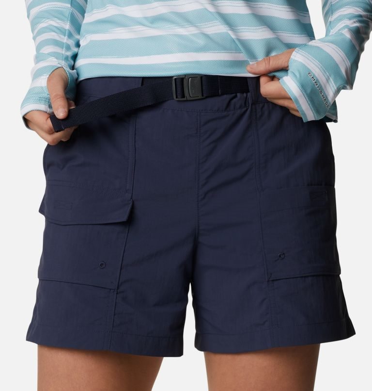 Pantaloni Scurti Columbia Summerdry Cargo Dama Bleumarin | KP81AS970