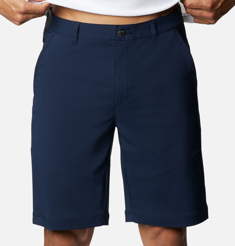 Pantaloni Scurti Columbia Tech Trail Barbati Bleumarin | JFM9Z87S1