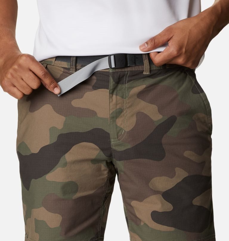 Pantaloni Scurti Columbia Wallowa Belted Barbati Camuflaj | XR80Z9SQM