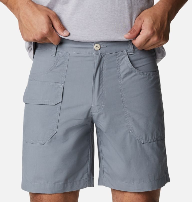 Pantaloni Scurti Columbia Washed Out Cargo Barbati Gri | FP8ZQ19MS