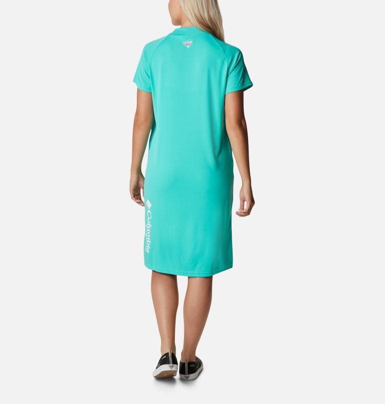 Rochie Columbia PFG Tidal Tee Dama Turcoaz | BTMA7198Q