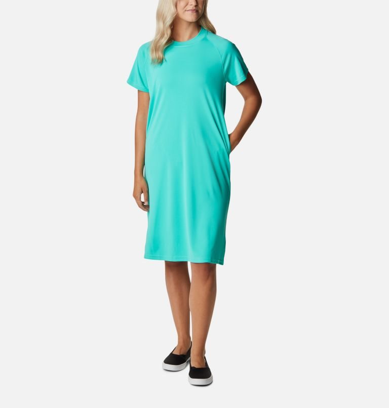 Rochie Columbia PFG Tidal Tee Dama Turcoaz | BTMA7198Q