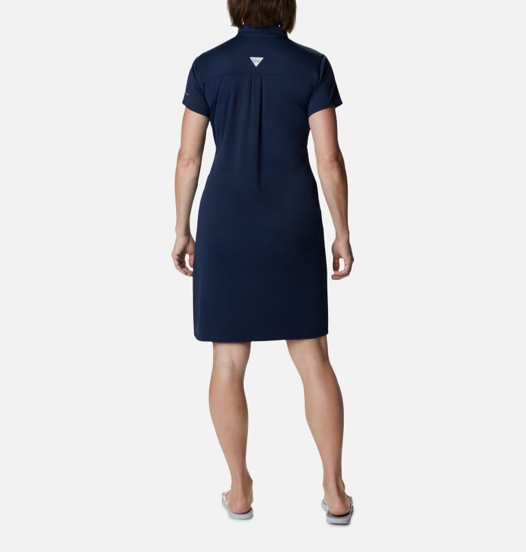 Rochie Columbia PFG Tidal Tee Polo Dama Bleumarin | NJ0Q71SMZ