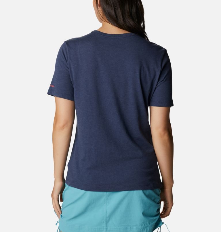 Tricouri Columbia Bluebird Day Relaxed Crew Neck Dama Bleumarin | AT1M07QA9