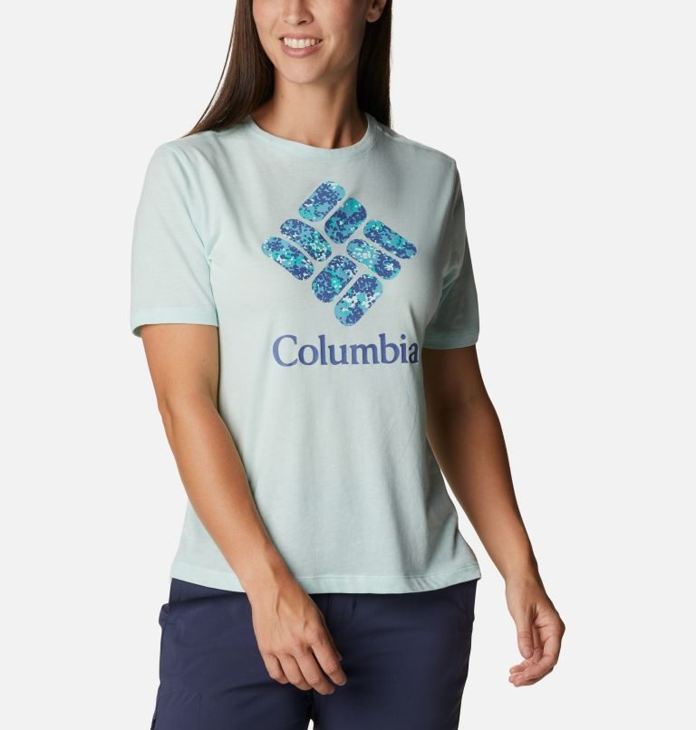 Tricouri Columbia Bluebird Day Relaxed Crew Neck Dama Verde Menta | GO09Z8M71