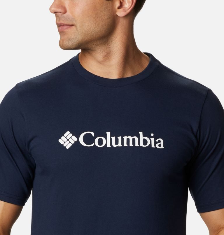 Tricouri Columbia CSC Basic Logo Scurte Sleeve Barbati Bleumarin | INQZ0M8S7