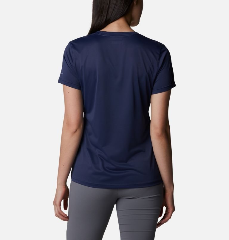 Tricouri Columbia Hike V-Neck Dama Bleumarin | JF0S8A1Q7