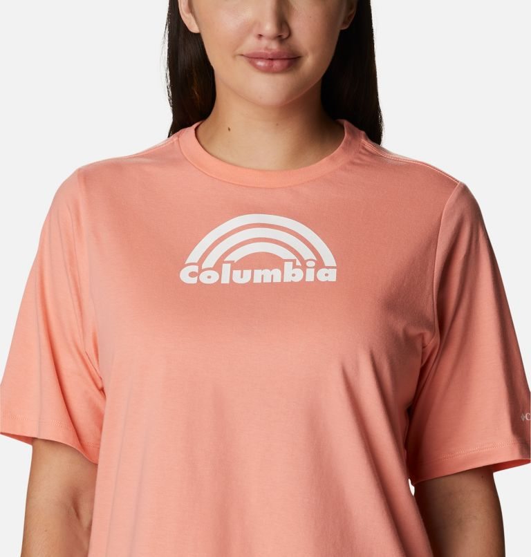 Tricouri Columbia North Cascades Relaxed Dama Corai | AY9AM1Q8Z