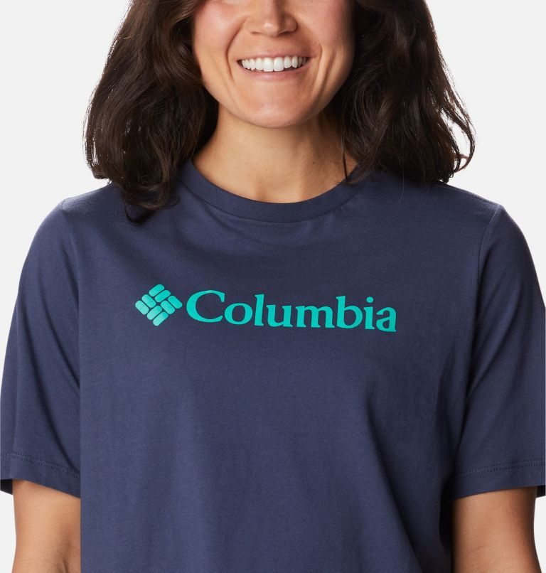 Tricouri Columbia North Cascades Relaxed Dama Bleumarin | NB980A71M