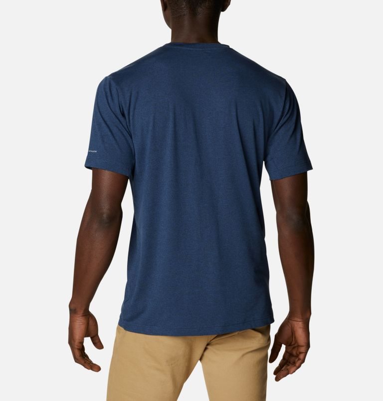 Tricouri Columbia Tech Trail Crew Neck Barbati Bleumarin | KI9Q8S01M