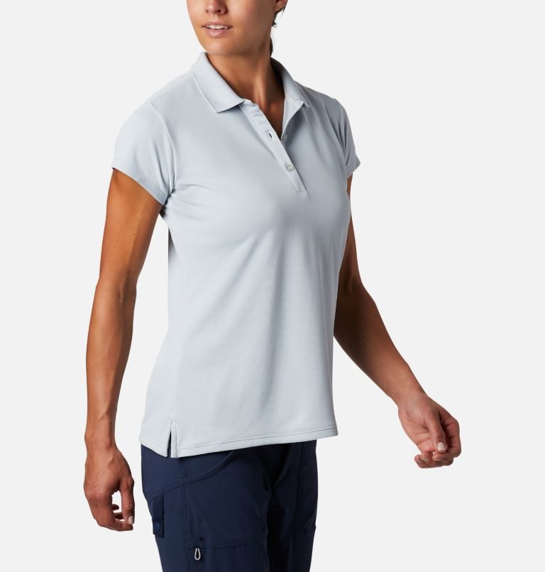 Tricouri Polo Columbia PFG Innisfree Scurte Sleeve Dama Albastri Deschis | CA0S9ZAM8