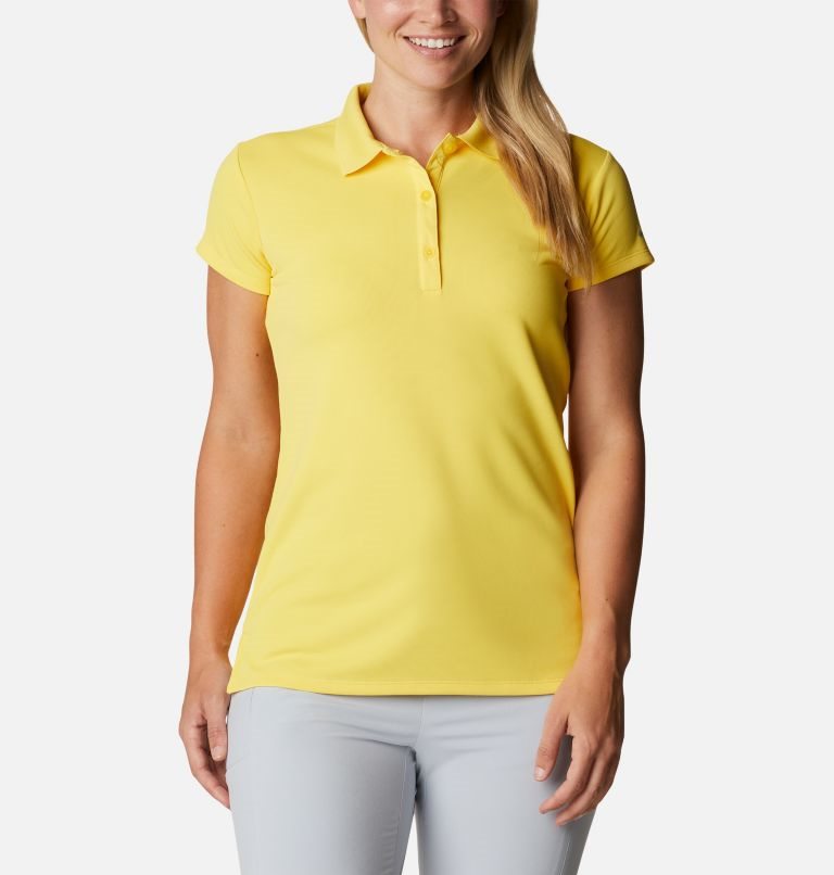 Tricouri Polo Columbia PFG Innisfree Scurte Sleeve Dama Galbeni | CGMZA7098