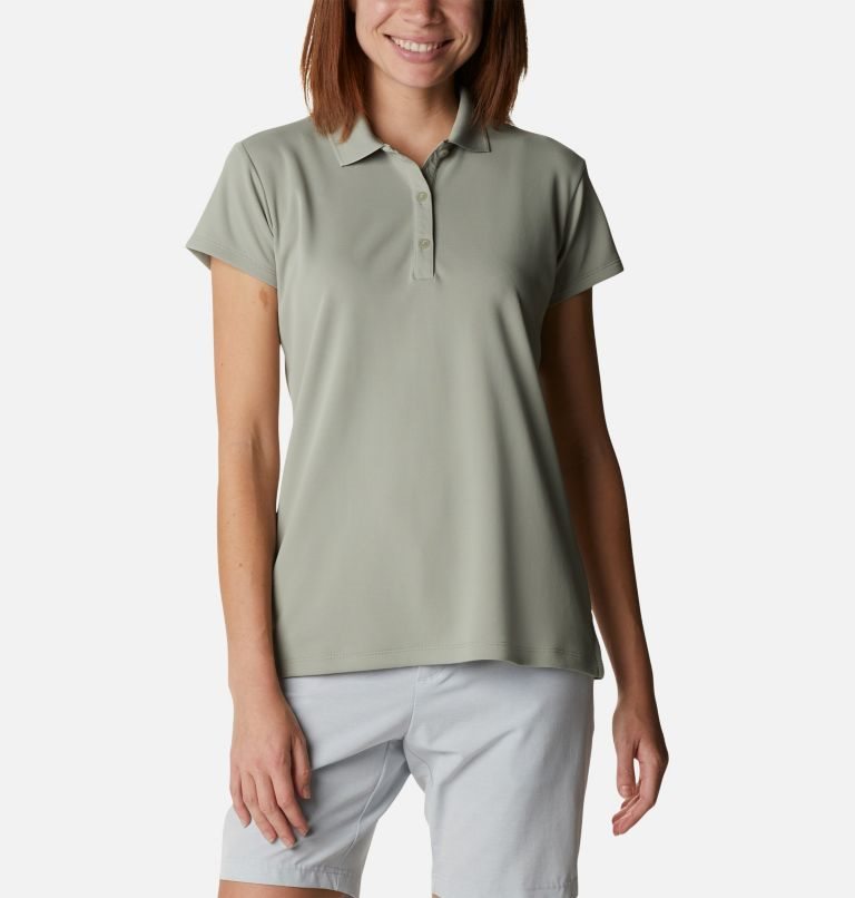 Tricouri Polo Columbia PFG Innisfree Scurte Sleeve Dama Verde Menta | KBSAQ07Z8