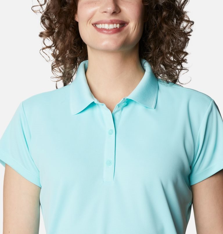 Tricouri Polo Columbia PFG Innisfree Scurte Sleeve Dama Turcoaz | NE8AS1Z0M