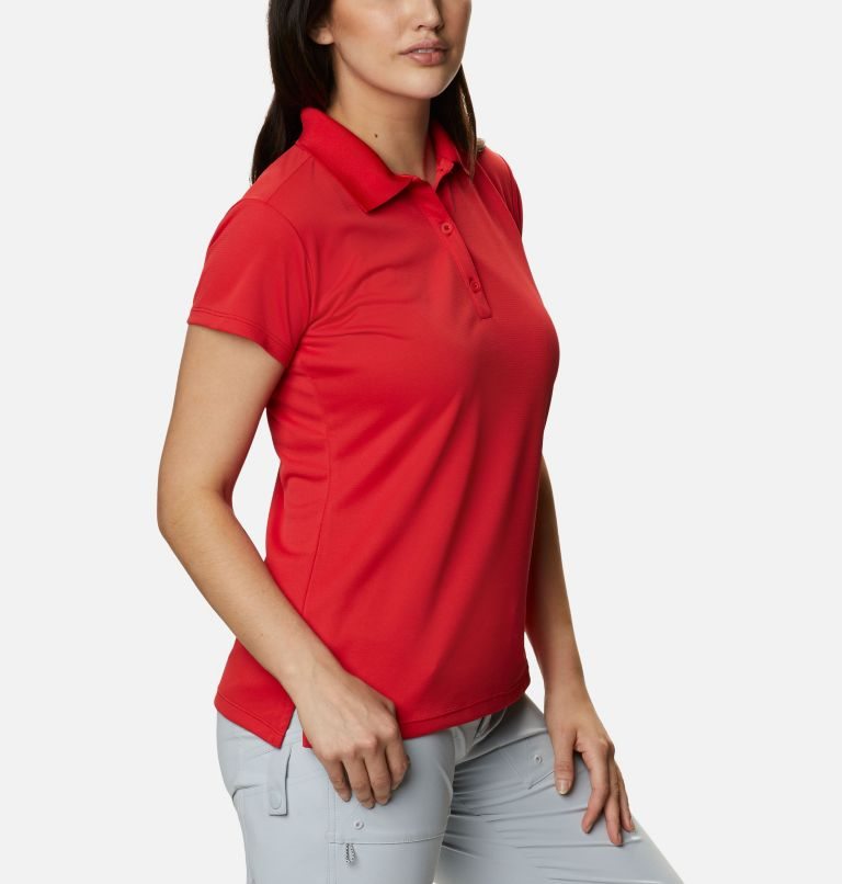 Tricouri Polo Columbia PFG Innisfree Scurte Sleeve Dama Rosii | QM8MS7A09