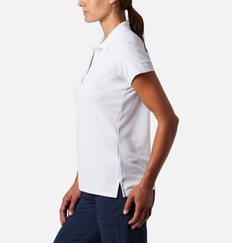 Tricouri Polo Columbia PFG Innisfree Scurte Sleeve Dama Albi | XFM7910QA