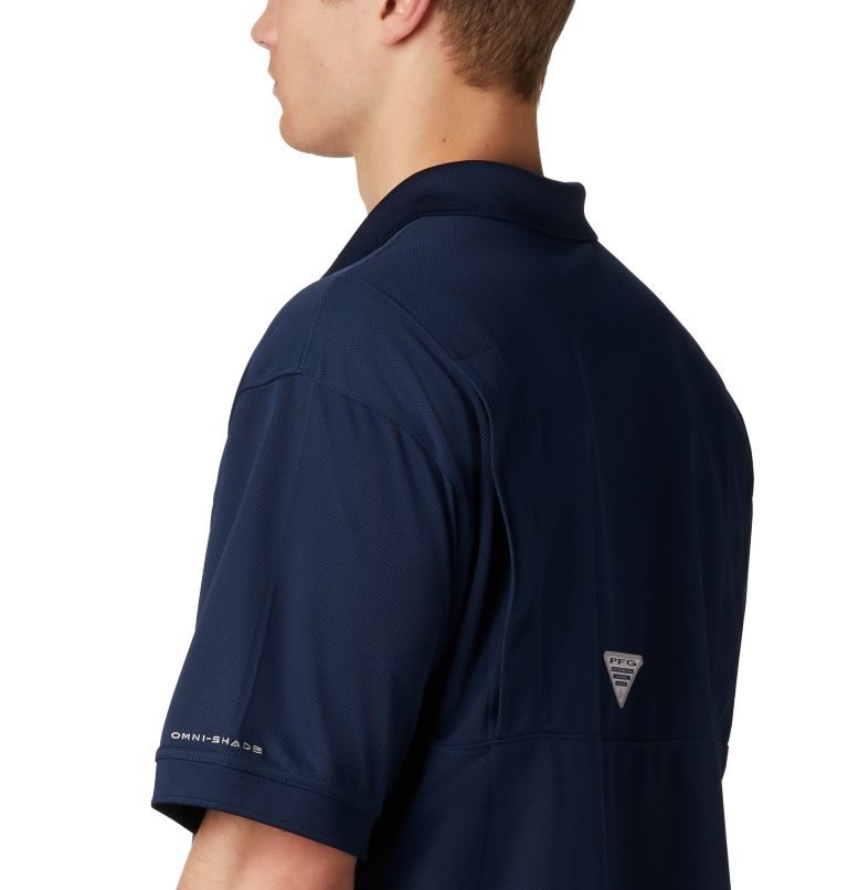 Tricouri Polo Columbia PFG Perfect Cast Barbati Bleumarin | OY7190SAZ