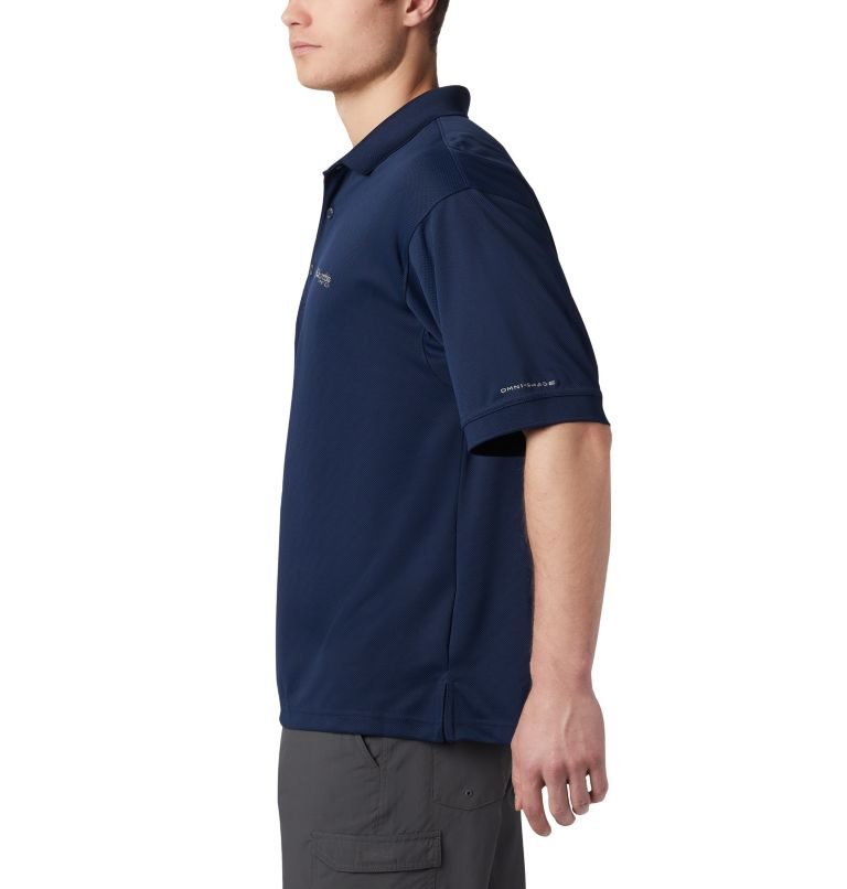 Tricouri Polo Columbia PFG Perfect Cast Barbati Bleumarin | OY7190SAZ