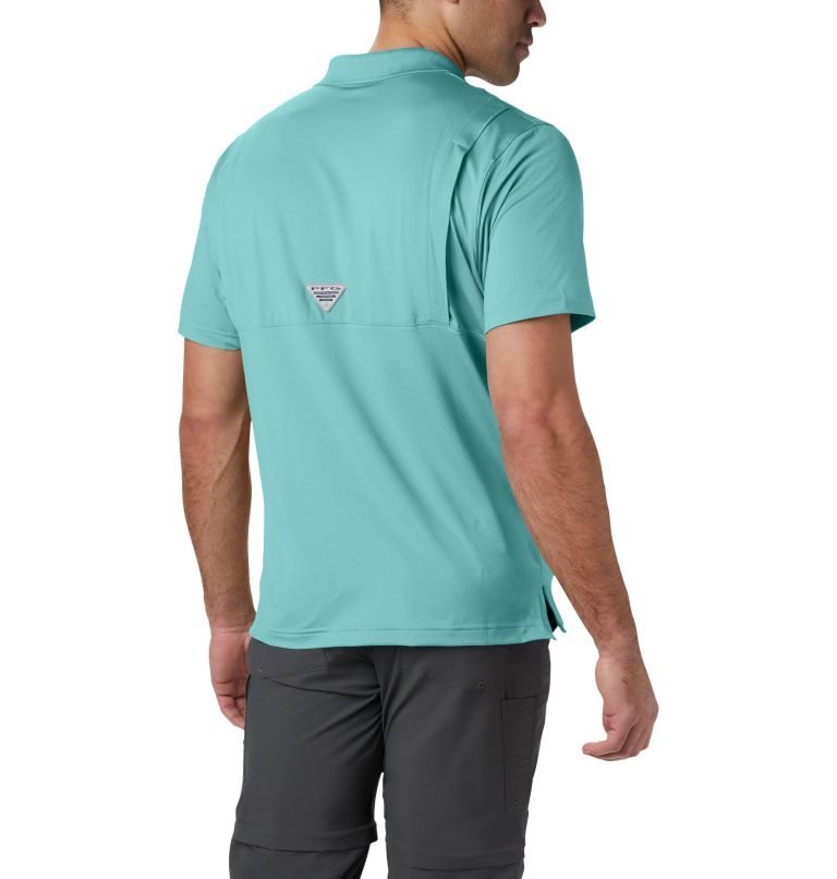 Tricouri Polo Columbia PFG Skiff Cast Barbati Turcoaz | QWAM8Q9Z1