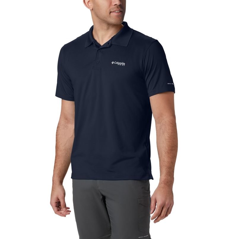 Tricouri Polo Columbia PFG Skiff Cast Barbati Bleumarin | RZM09ZS8Q