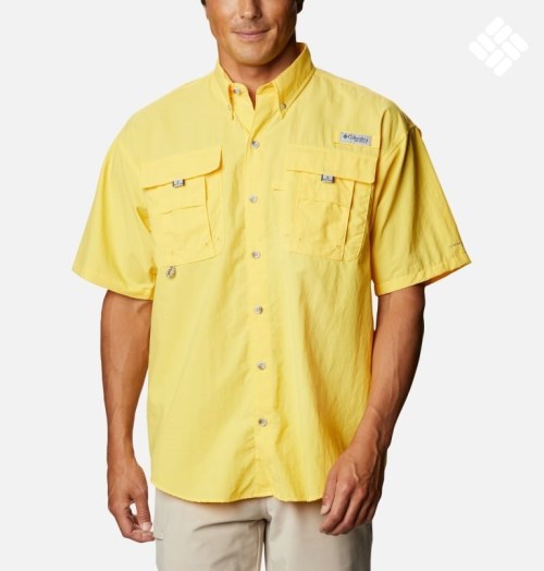 Camasa Columbia PFG Bahama II Scurte Sleeve Barbati Galbeni | LCM8QA1SZ