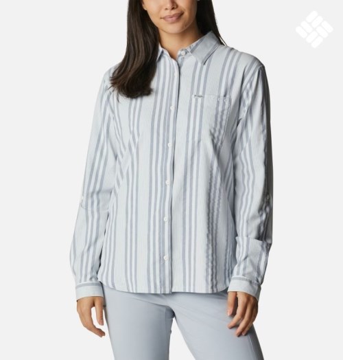 Camasa Columbia PFG Sun Drifter Woven Long Sleeve Dama Dungi | MO7QAS890