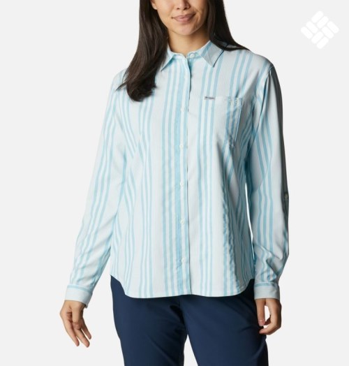 Camasa Columbia PFG Sun Drifter Woven Long Sleeve Dama Dungi | RV0Q1AZ98